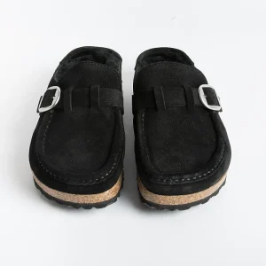 Women BIRKENSTOCK Sabots And Sleepers* - Sleepers 1018126 - Buckley - Black Shearling