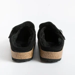 Women BIRKENSTOCK Sabots And Sleepers* - Sleepers 1018126 - Buckley - Black Shearling