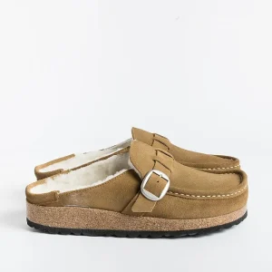 Women BIRKENSTOCK Sabots And Sleepers* - Sleepers 1018126 - Buckley - Shearling Tea