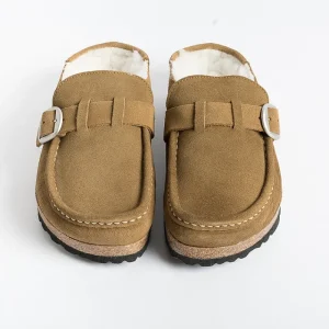 Women BIRKENSTOCK Sabots And Sleepers* - Sleepers 1018126 - Buckley - Shearling Tea