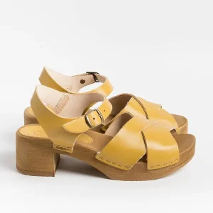 Women BOSABO Sandals With Heel* - Sandals With Heels - 457 - Ochre