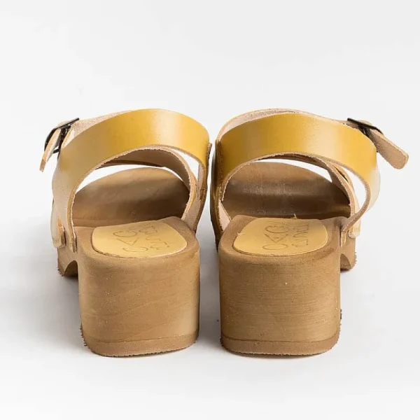 Women BOSABO Sandals With Heel* - Sandals With Heels - 457 - Ochre