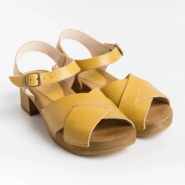 Women BOSABO Sandals With Heel* - Sandals With Heels - 457 - Ochre