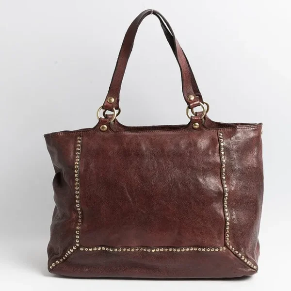 Women Campomaggi Tote Bags* - Shoulder Bag - 36200 - Vinaccia