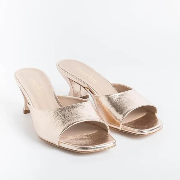 Women CAPPELLETTO 1948 Mules* - Mules - Elise4 - Champagne Laminate