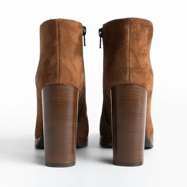 Women CAPPELLETTO 1948 Ankle Boots* - Viki2 Elisa Ankle Boot - Chestnut Suede