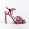 Women CAPPELLETTO 1948 Sandals With Heel*Cappellettoshop - Sandals With Heels - Lilyan3 - Fuchsia Laminate