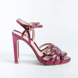 Women CAPPELLETTO 1948 Sandals With Heel*Cappellettoshop - Sandals With Heels - Lilyan3 - Fuchsia Laminate