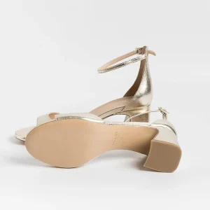 Women CAPPELLETTO 1948 Wedding Shoes*Cappellettoshop - Sandals With Heels - Aleta 4 - Platinum Laminate