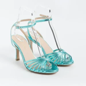 Women CAPPELLETTO 1948 Sandals With Heel*Cappellettoshop - Sandals With Heels - Venus 14 - Light Blue Laminate