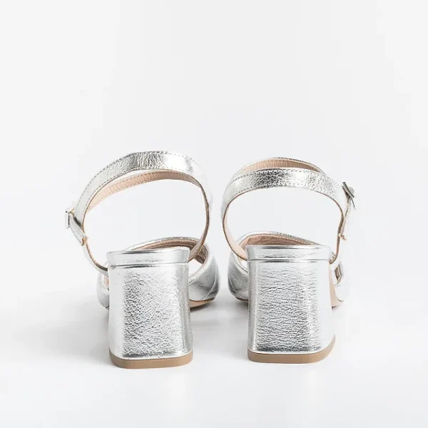 Women CAPPELLETTO 1948 Sandals With Heel*Cappellettoshop - Sandals With Heels - Anika7 - Silver Laminate