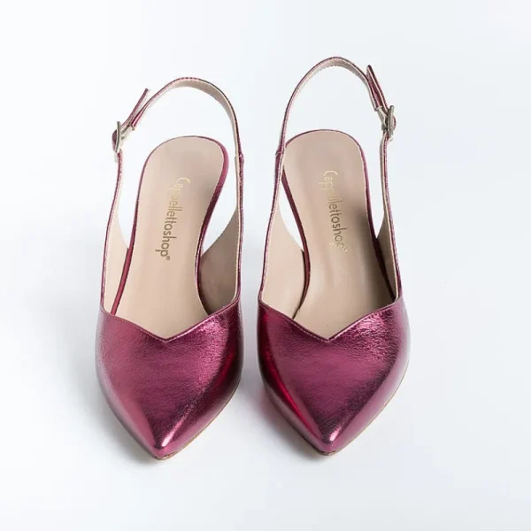 Women CAPPELLETTO 1948 Slingbacks*Cappellettoshop - Sling Back Mirna2- Fuchsia Nappa