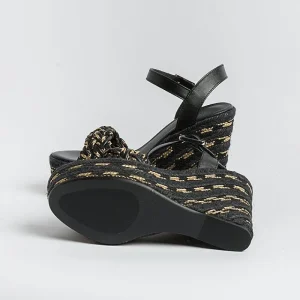 Women CASTAÑER Sandals With Heel*Castaner - Sandals With Heels - Espadrilles - Joaquina - Black Gold