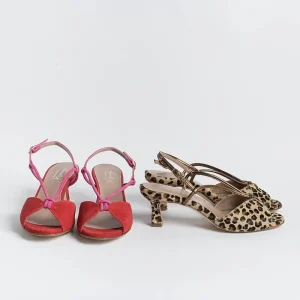 Women CHEVILLE Sandals With Heel* - Sandals With Heels - Alida - Bronze Leopard