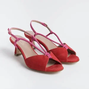 Women CHEVILLE Sandals With Heel* - Sandals With Heels - Alida - Fuchsia Red