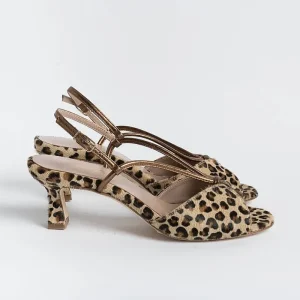 Women CHEVILLE Sandals With Heel* - Sandals With Heels - Alida - Bronze Leopard