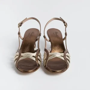 Women CHEVILLE Sandals With Heel* - Sandals With Heel - Clizia - Bronze Gold