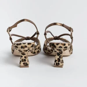 Women CHEVILLE Sandals With Heel* - Sandals With Heels - Alida - Bronze Leopard