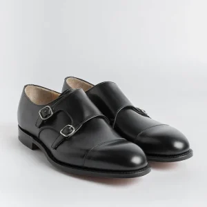 Men Church's Double Buckle* - Cowes Double Buckle - Black Calfskin