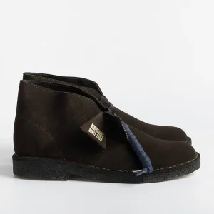 Men CLARKS - Collezione Uomo Poles*Clarks - Polish - Desert Coal - Brown Suede