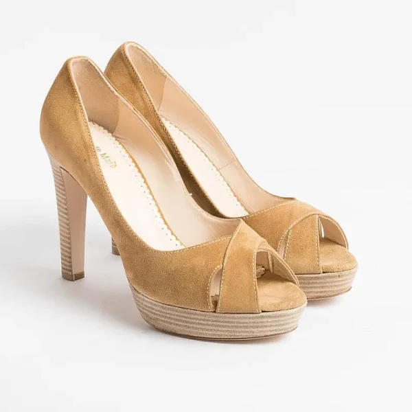 Women CONTO A Decollete*Claude Mare - Decollete - Newtomia - Beige Suede