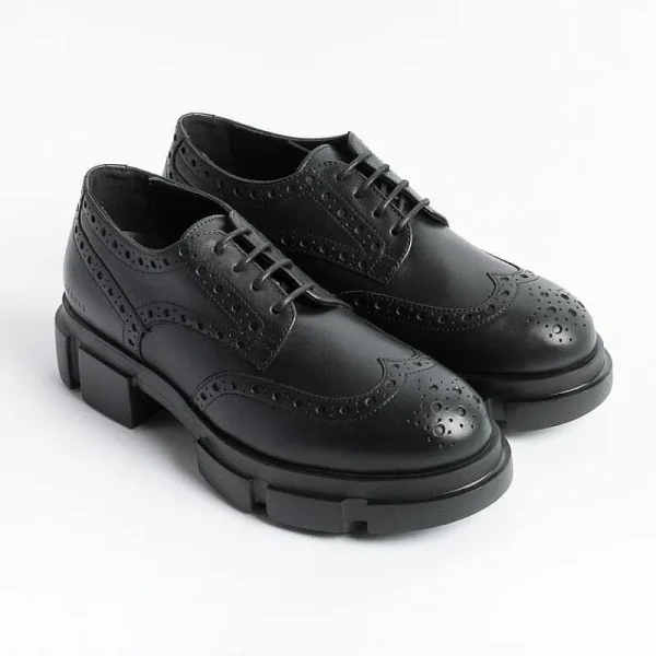 Women COPENHAGEN Derby And Oxford Shoes* - Laced - 565 - Black Leather