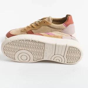 Women DATE Sneakers* - Sneakers - Court 2.0 Hairy Beige - Beige Orange