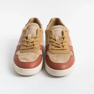 Women DATE Sneakers* - Sneakers - Court 2.0 Hairy Beige - Beige Orange