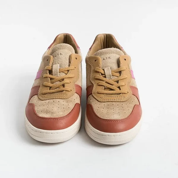 Women DATE Sneakers* - Sneakers - Court 2.0 Hairy Beige - Beige Orange