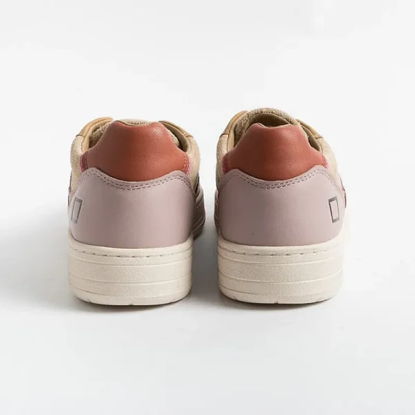 Women DATE Sneakers* - Sneakers - Court 2.0 Hairy Beige - Beige Orange