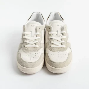 Women DATE Sneakers* - Sneakers - Court 2.0 Vintage Calf - Ivory Leopard