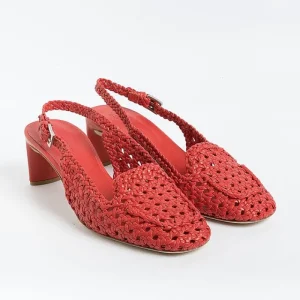 Women DEL CARLO Slingbacks* - Sling Back - 11503 - Miro - Poppy Weaving