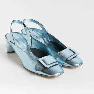 Women DEL CARLO Slingbacks* - Sling Back - 11303 - Mirror - Sky