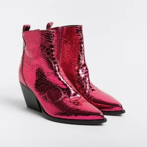 Women Elena Iachi Ankle Boots* - Texan Boot E2040 - Bangkok Peony