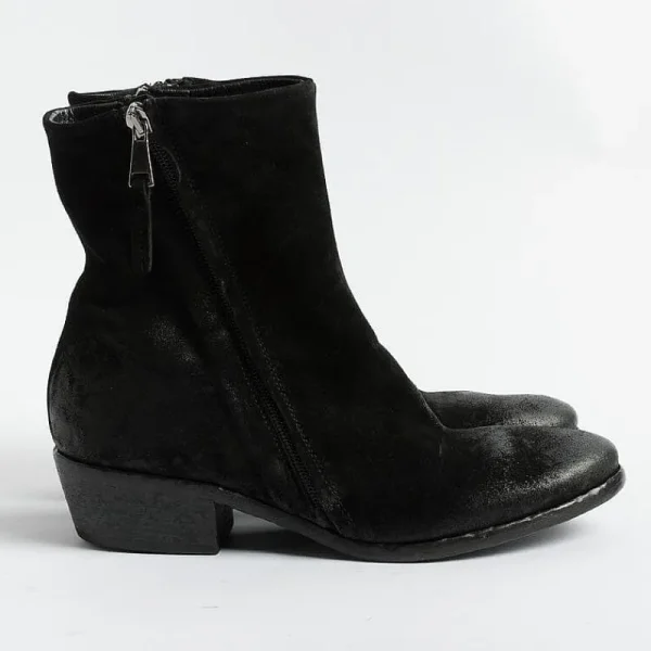 Women Elena Iachi Ankle Boots* - Texan Boot E3533 - Hombre Black Wash