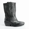 Women Elena Iachi Texans* - Texan Boots E2882 - Black Boston