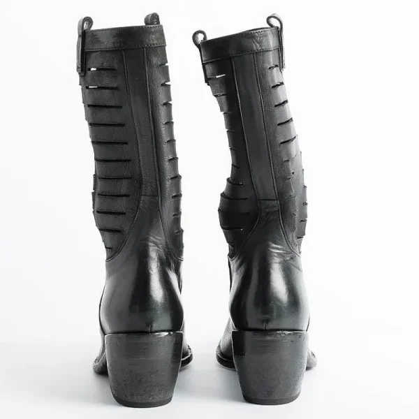 Women Elena Iachi Boots* - Texan Boots E2882 - Black Boston