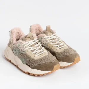 Women FLOWER MOUNTAIN Sneakers* - Kotetsu 1E03 Sneakers - Teddy Beige Pink