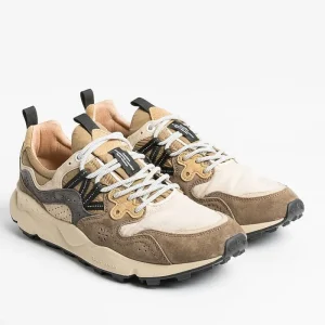 Men FLOWER MOUNTAIN Sneakers* - Sneakers Yamano 3 - 2B58 Beige Brown