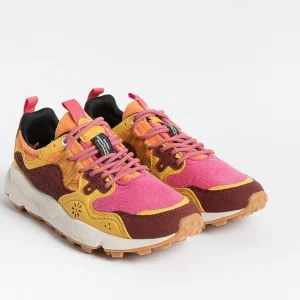 Women FLOWER MOUNTAIN Sneakers* - Yamano 1L11 Sneakers - Fuchsia Wool