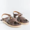 Women FRACAP Low Sandals* - Flat Sandals - Nebrasca - 305 Brown