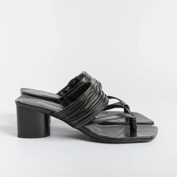 Women HALMANERA Sandals With Heel* - Sandals With Heel - Betty 45 - Black Baron