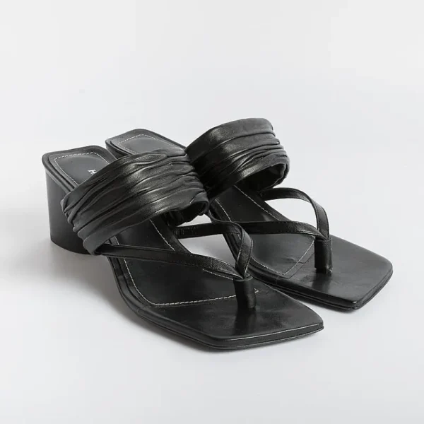 Women HALMANERA Sandals With Heel* - Sandals With Heel - Betty 45 - Black Baron