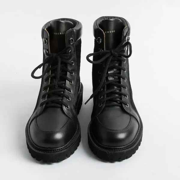 Women HENDERSON - Collezione Donna Combat Boots*Henderson - Amphibian - Tania - Black Calf