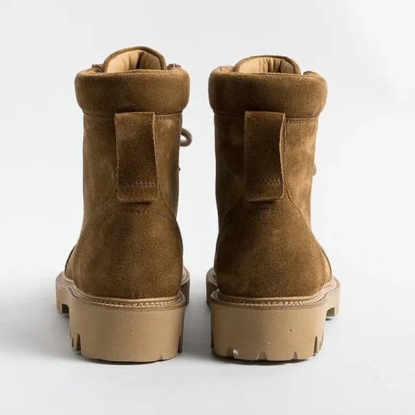 Women HENDERSON - Collezione Donna Combat Boots*Henderson - Amphibian - Tania - Suede Beer