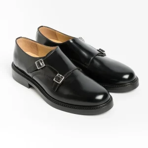 Women HENDERSON - Collezione Donna Loafers*Henderson - Double Buckle Moccasin - Caren - Black