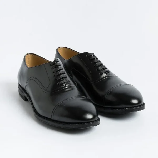 Men HENDERSON Oxfords* - Francesina - 82303 - Black Calf Rubber Sole