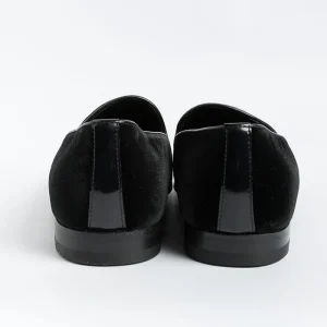 Men HENDERSON Wedding Shoes* - Moccasin - Casino' - Black Velvet