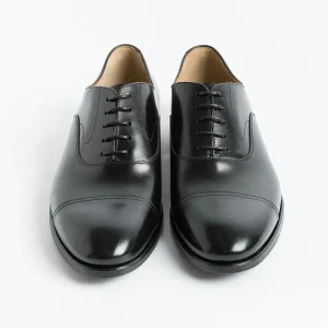 Men HENDERSON Wedding Shoes* - Oxford With Toe Cap 73307 - Black Calf