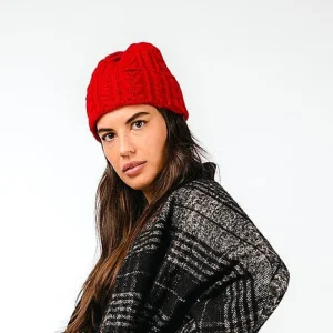 Women HOWLING Hats And Caps* - Scottish Wool Cap - Red